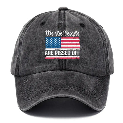 Simple Style Letter American Flag Curved Eaves Baseball Cap