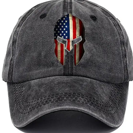 Simple Style Letter American Flag Curved Eaves Baseball Cap