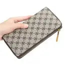 Vintage Pillow Shape  Long Zipper Wallet