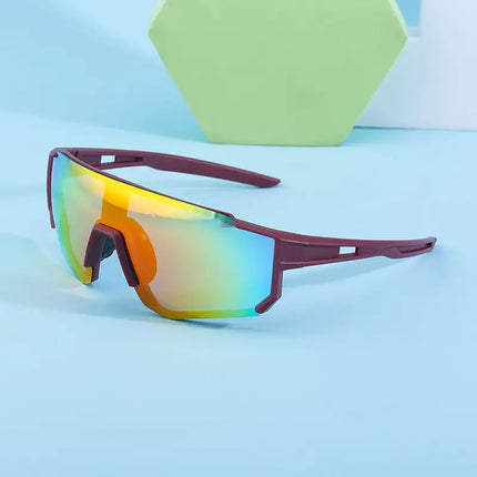 One Piece Lens Sports Riding Sunglasses