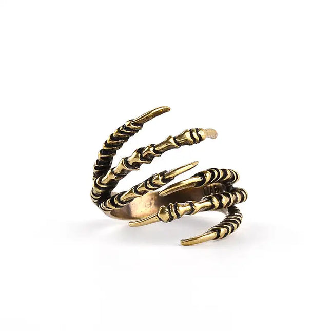 Mens Personality Eagle Claw Ring