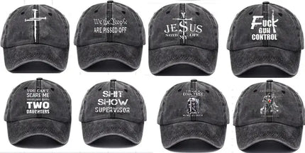 Simple Style Letter American Flag Curved Eaves Baseball Cap