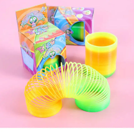 Childrens Rainbow Decompression Spring Coil (Similar to Slinky)