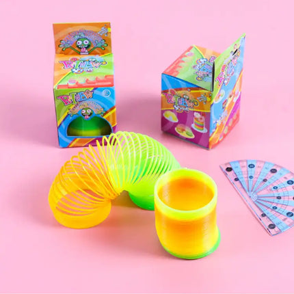 Childrens Rainbow Decompression Spring Coil (Similar to Slinky)