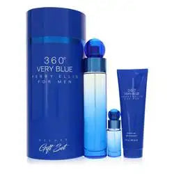 Perry Ellis 360 Very Blue Gift Set By Perry Ellis