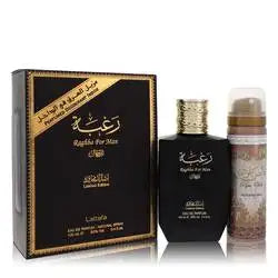 Raghba Eau De Parfum Spray Plus 1.7 oz Deodorant By Lattafa