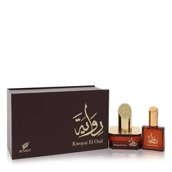 Riwayat El Oud Eau De Parfum Spray + Spray EDP de viaje de 0,67 oz gratis de Afnan