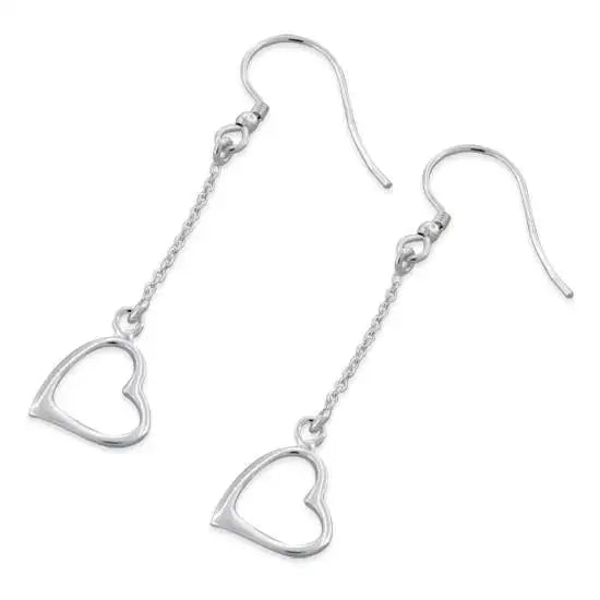 Heart Dangle Earrings