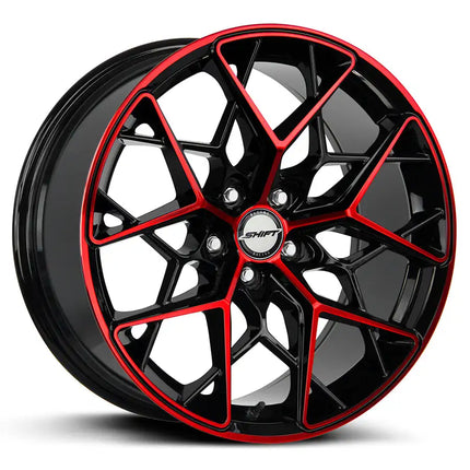 Máquina Piston Gloss Black Candy Red