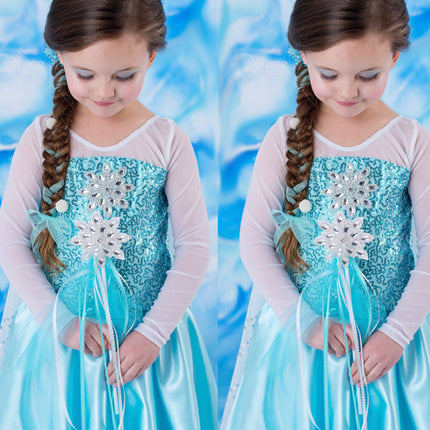Get Free --Girls' Animated Frozen Anna and Elsa Halloween Costume