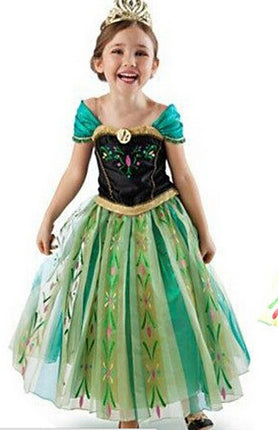 Latest Frozen Dress Children Party Clothings Halloween Costume