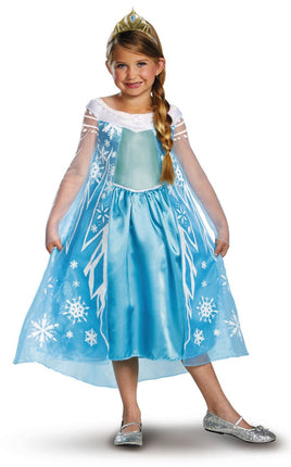 Frozen Elsa Deluxe Girl's Costume