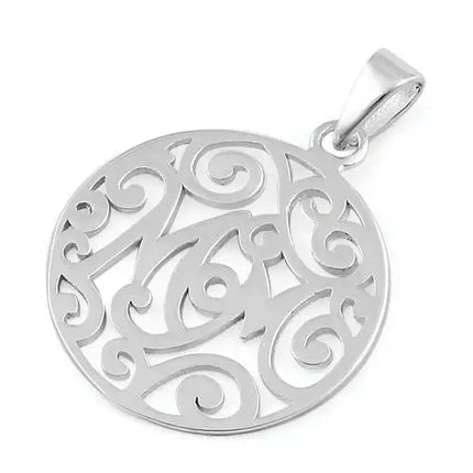 Sterling Silver "Mom" Pendant