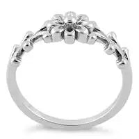 STERLING SILVER Flower Ring