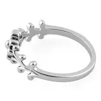 STERLING SILVER Flower Ring