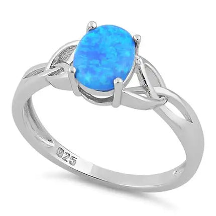 Center Stone Charmed Blue Opal - vickiescloset