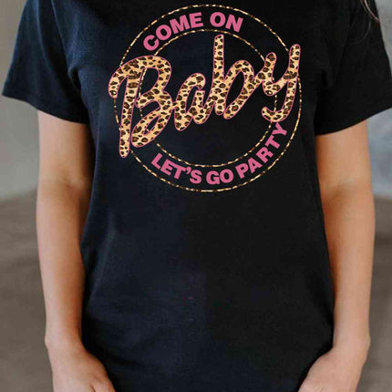 Graphic Short Sleeve Round Neck T-Shirt