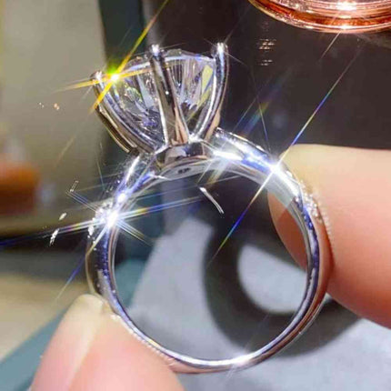 5 Carat Moissanite 6-Prong Ring