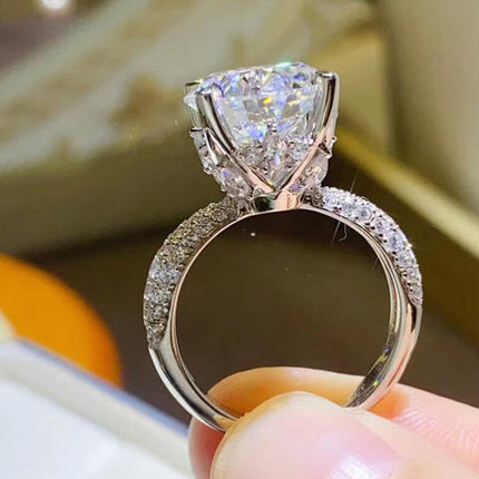 5 Carat Moissanite 925 Sterling Silver Ring