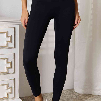 Basic Bae Wide Waistband Sports Leggings - Vickie Lynn's
