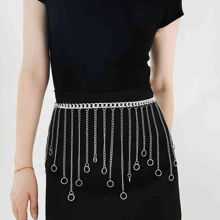 Fringe Chain Alloy Belt - Vickie Lynn's
