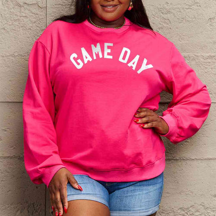 Simply Love Full Size GAME DAY Graphic Sweatshirt