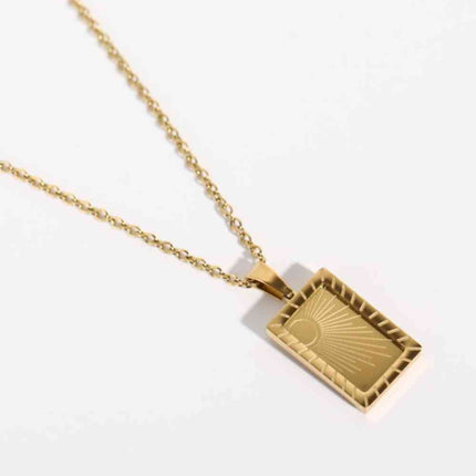 Stainless Steel 18K Gold-Plated Necklace