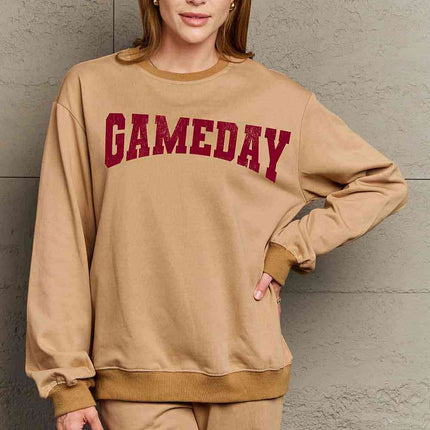 Simply Love Simply Love Full Size GAMEDAY Graphic Sweatshirt