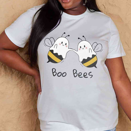 Simply Love Full Size BOO BEES Graphic Cotton T-Shirt