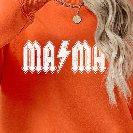 Letter Graphic Dropped Shoulder Sweatshirt