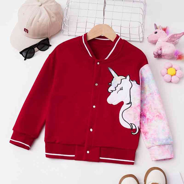 Unicorn Graphic Long Sleeve Jacket