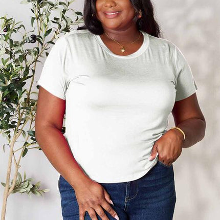 Basic Bae Full Size Round Neck Short Sleeve T-Shirt - Vickie Lynn's