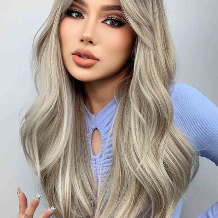 Full Machine Long Wave Wigs 26''