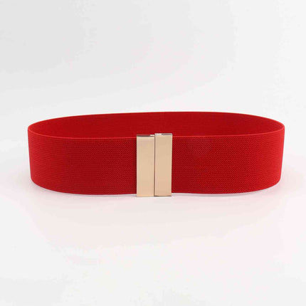Alloy Buckle Elastic Belt