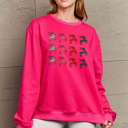 Simply Love Full Size Graphic Long Sleeve Sweatshirt