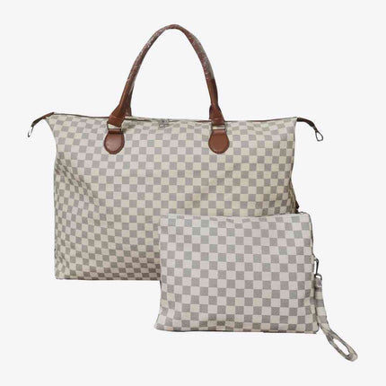 Checkered Two-Piece Bag Set - Vickie Lynn's