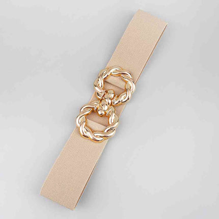 Zinc Alloy Buckle Elastic Belt
