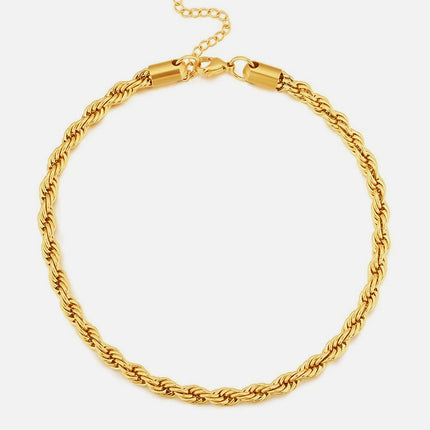 Twisted Chain Choker Necklace