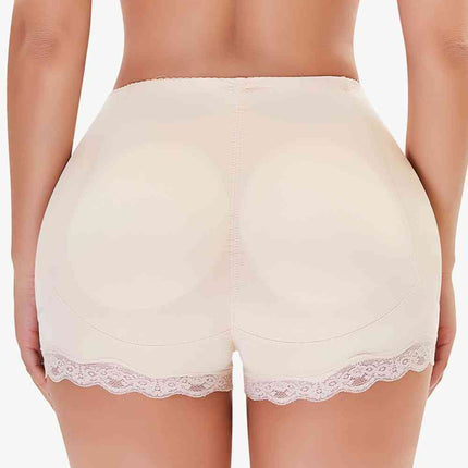 Full Size Lace Trim Shaping Shorts