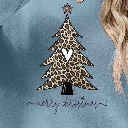 Christmas Tree Graphic Long Sleeve Sweatshirt - Vickie Lynn's