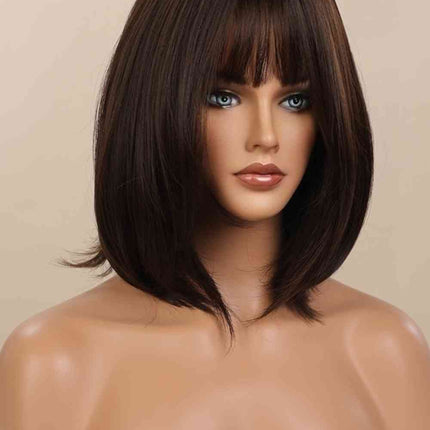 Full-Machine Bobo Synthetic Wigs 9''