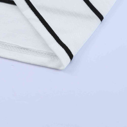 Striped Slit Sleeveless Maxi Dress