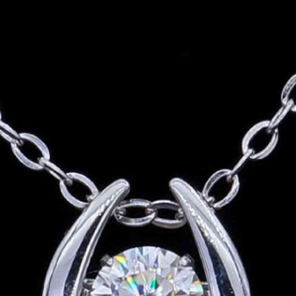 Moissanite Zircon Pendant Necklace