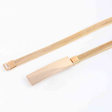 Elastic Iron Skinny Belt