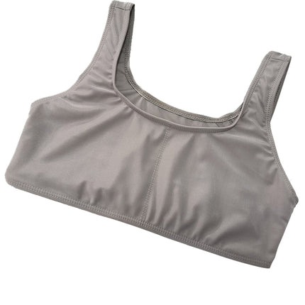 Tank, Color Block Round Neck Tee and Shorts Three-Piece Swim Set