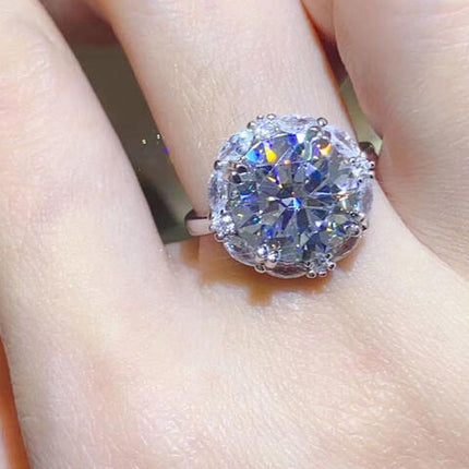 5 Carat Moissanite 925 Sterling Silver Ring