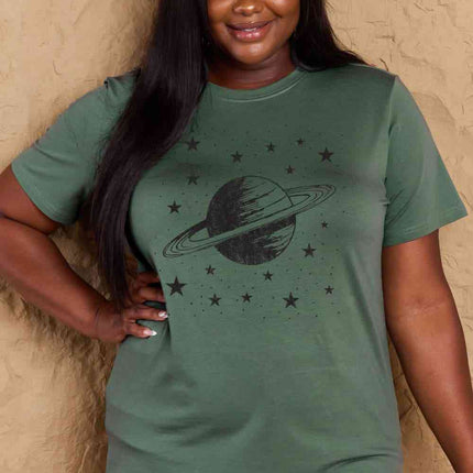 Simply Love Full Size Planet Graphic Cotton T-Shirt