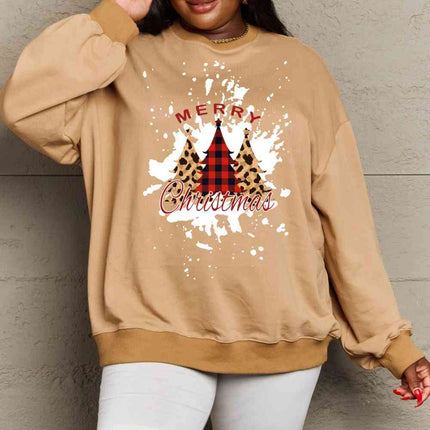 Simply Love Full Size MERRY CHRISTMAS Graphic Sweatshirt