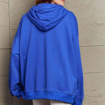 Simply Love Simply Love Full Size Dropped Shoulder Star & Moon Graphic Hoodie