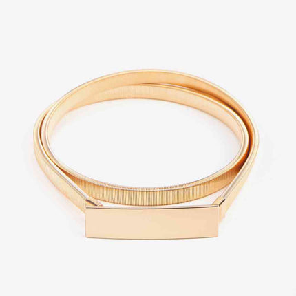 Elastic Iron Skinny Belt